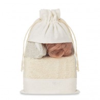 CUIDA SET - Set de bain pochette coton